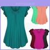 Casual Womens Summer Dress With Pleated Skirt And Ruffle Sleeves For Spring Fashion