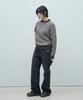 SUPERSUB Striped Oversized Crop Knit - Brown