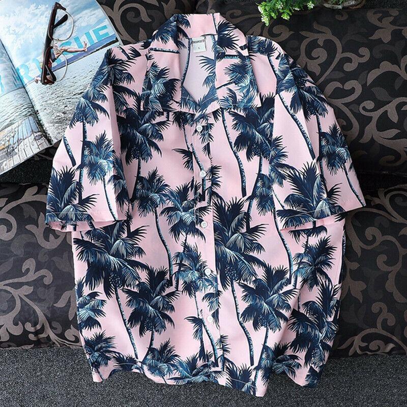 Buy Plus Size Mens Summer Beach Shirts 
