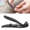 Angled Head Nail Clipper Wide Jaw Opening Fingernail Clipper Ergonomic Toenail Trimmer With Nail File for Seniors Thick Nails Large