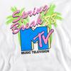 MTV Unisex Adult Spring Break Neon Palm Trees Sweatshirt