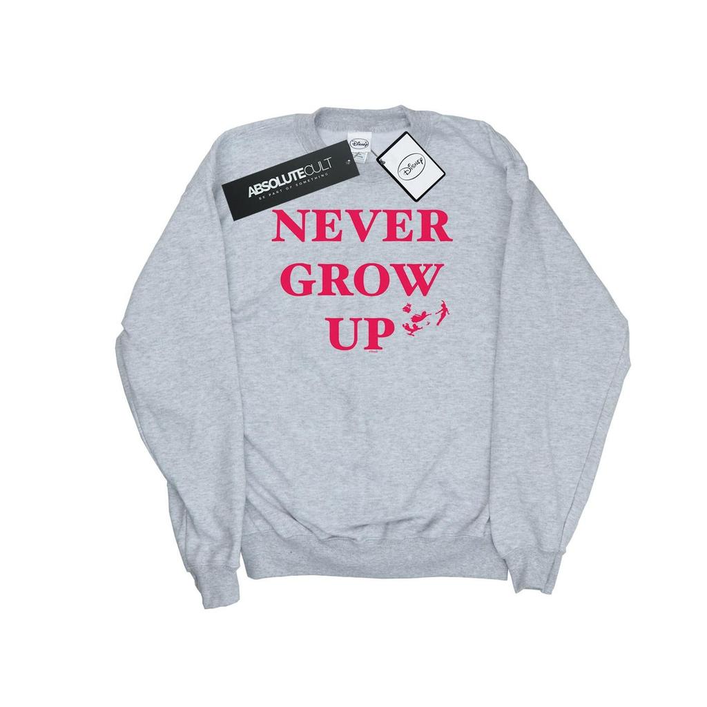 Disney Jungen-Sweatshirt „Peter Pan Never Grow Up“.