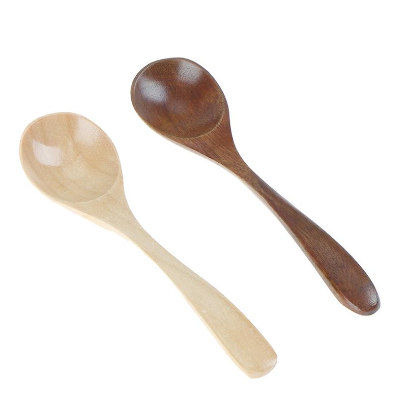 Dřevěná medová lžička Kávová lžička Zmrzlina Candy Lžička Lžíce rýže