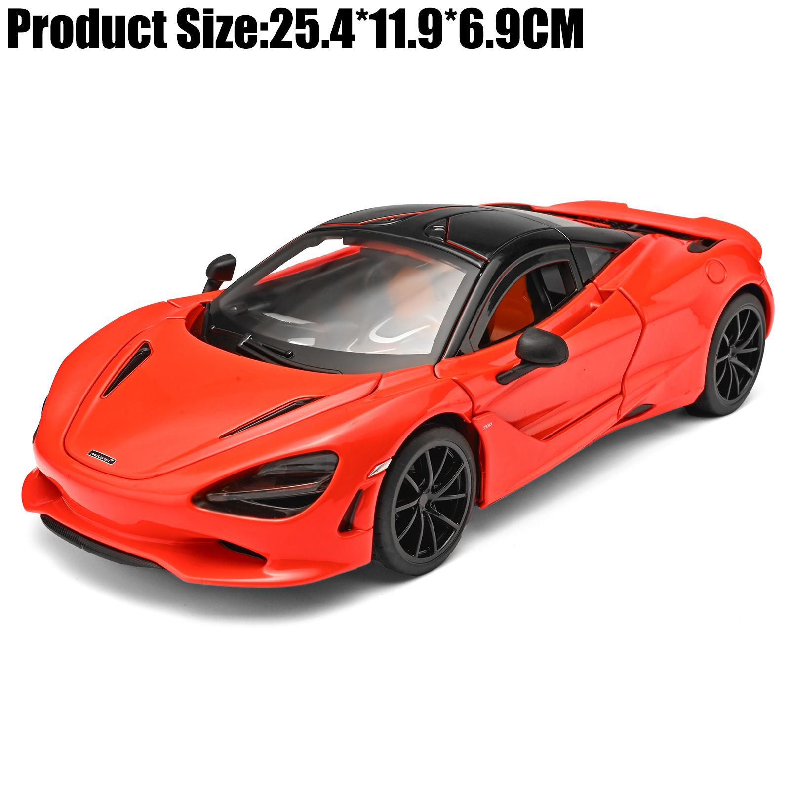 

1:18 Mclaren 750S Supercar Alloy Metal Diecast Model Car Home Trendy Collectibles And Desktop Display Ornament Birthday Gift Boy оранжевый