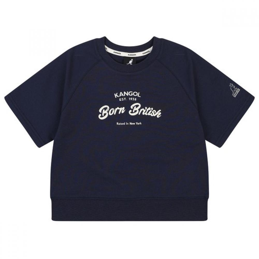 Kangol Детская толстовка с графическим принтом, короткий рукав, темно-синяя Sa 0109 navy/100