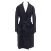 FENDI Beautiful item, genuine domestic double-face cashmere 100 with fur coat 38 Black / charcoal grayUsed