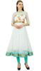 Bimba Women's Net Anarkali Kurta Kurti Indian Ethnic Designer Wear Dress