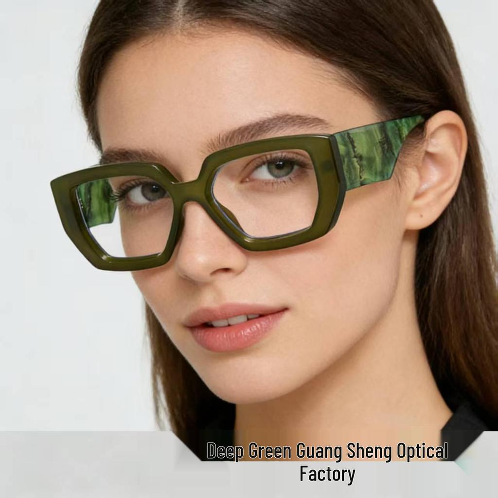 Fashionable Anti-Blue Light Eyeglass Frames - European & American Style (Model 86320)