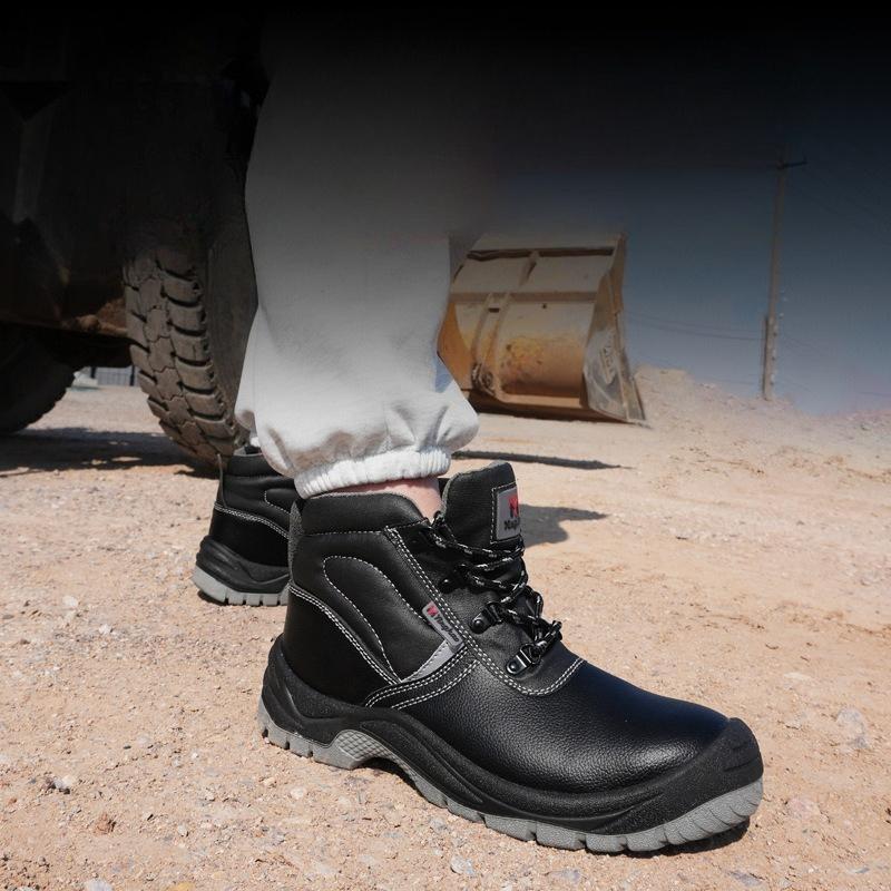 Fashion Wear-resisting Men Work Safety Boots Anti-smash Anti-puncture Work Sneakers Waterproof Boots Indestructible Protective Work Boot