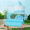 Removable Hamster Habitat Cage Feeding Bottle Hamster Nest Pet Castle Cage  Small Animals