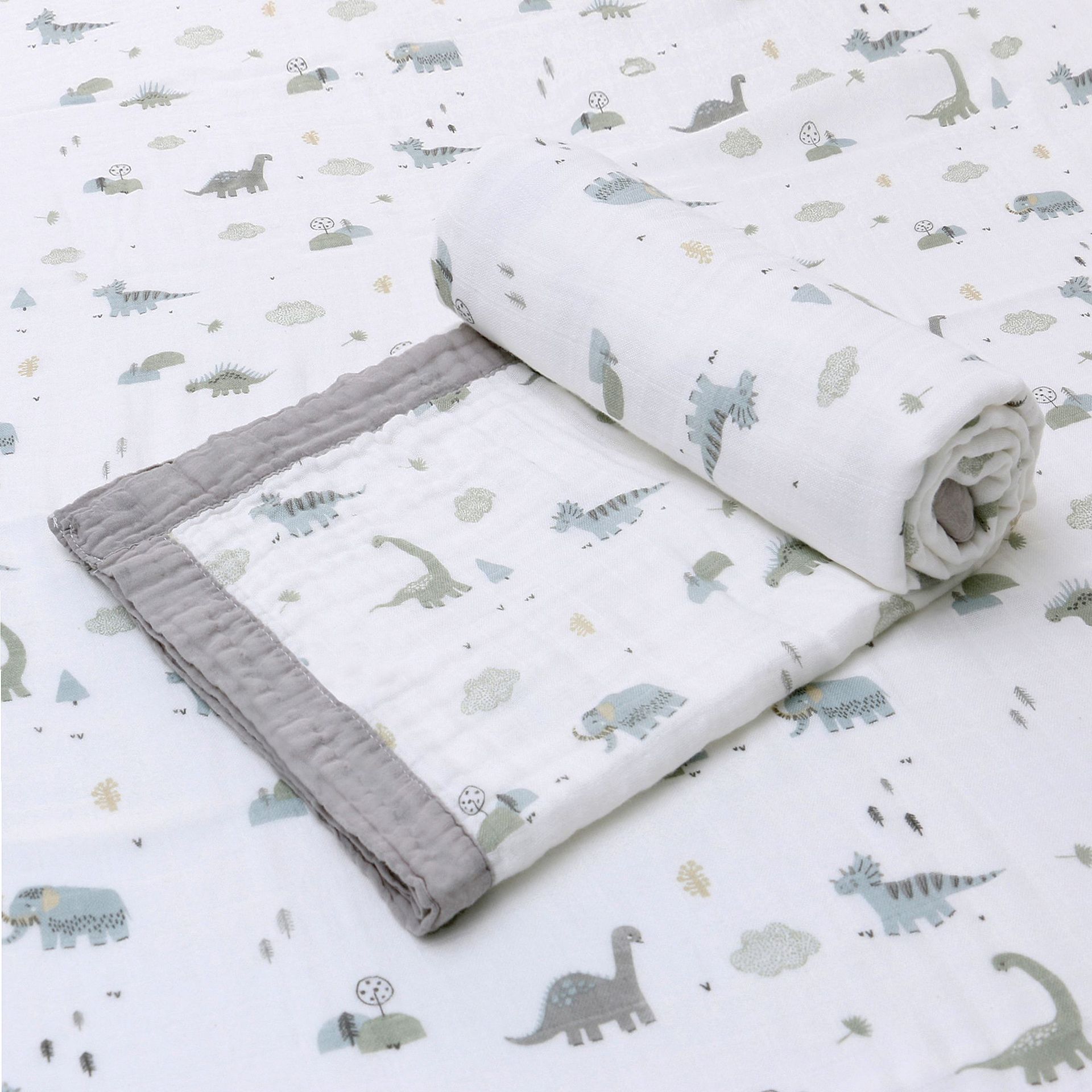 

Детское одеяло, четырехслойное, из бамбука и хлопка, тканевое одеяло, детское одеяло, тонкое одеяло для больших детей, весеннее и осеннее, универсальное одеяло на все времена года 120*120CM серый