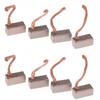 Set da 4 pezzi 6*6*12mm Spazzole di Carbone per Motore Elettrico Utensile Elettrico Soffiatore Ventola Fai-da-te Motore CC Accessori Spazzole di Carbone Sostituzione