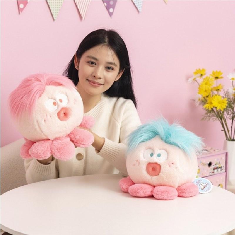 Cute Plush Octopus Doll Adorable Soft Toy With Colorful Design And Comfortable Filling