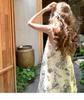 Summer Ink Painting Halter Neck Dress - Gentle, Sweet, Petite Short Skirt