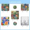 Stunning Bohemia Flower Series 3d Digital Printing Polyester Waterproof Shower Curtain Enhancing Bathroom Aesthetics