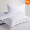 Pillowcase 5 Star Hotel Smooth Glossy Cover Full 100% Cotton White Parallel Line Cottons Bed Cloth Hotel Application Pillow Case