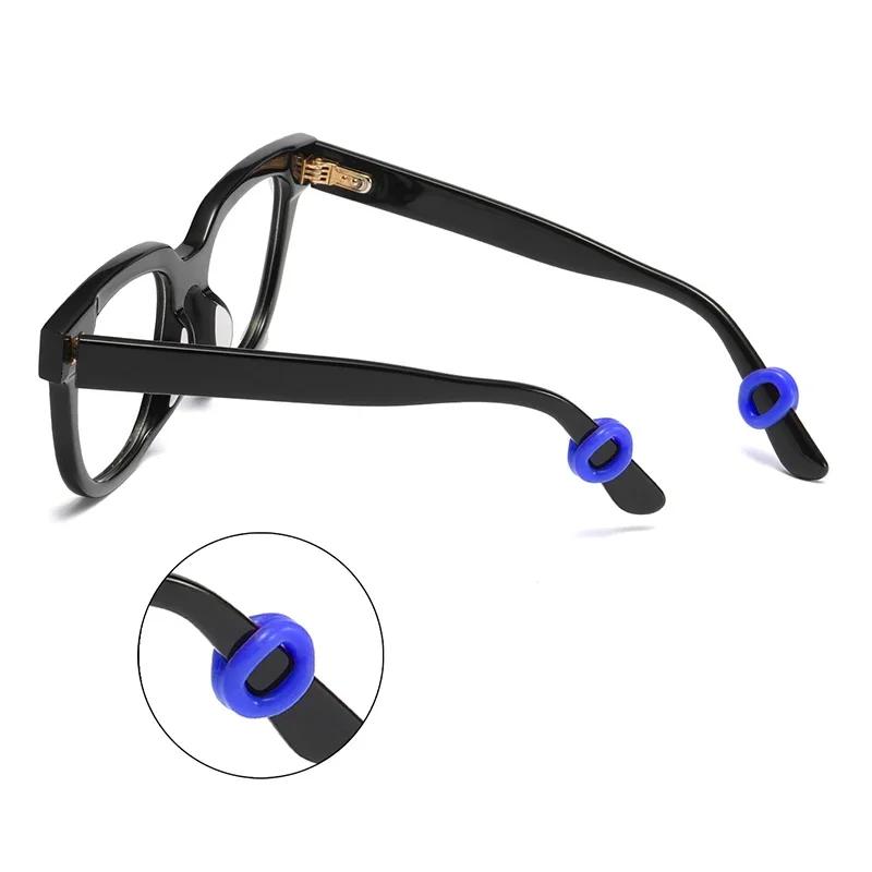 KAMMPT 5 Pairs/lot Non-slip Silicone Ear Hooks for Eyewear Soft Anti Slip Ear Hooks Glasses Accessories Anti-fall Eyewear Holder