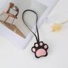 Cute Leather Cat Paw Keychain Ornament