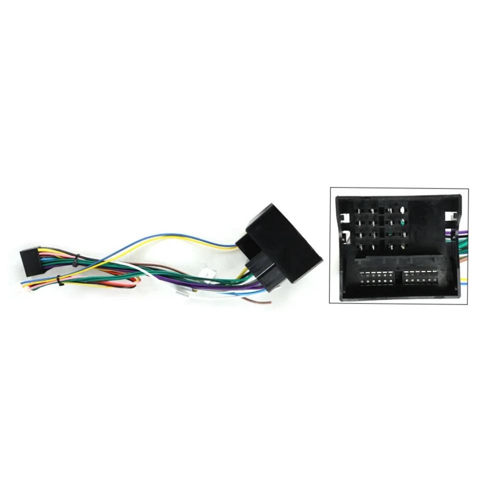 Car DVD Frame Audio Fitting Adaptor Dash Trim Facia Panel 9inch for VW Tiguan 2010-16 Radio Player 16pin Power Cable Canbus