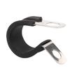 Free shipping 2pcs/lot 304 Stainless Steel Rubber Lined P Clips Cable Mounting Hose Pipe Clamp Mikalor
