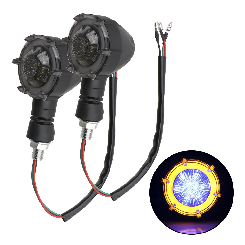 

Сигнальная лампа дневного света, светодиодные мигалки для мотоциклов, гоночных скутеров, квадроциклов, пара мотоциклетных указателей поворота, сигнальные огни