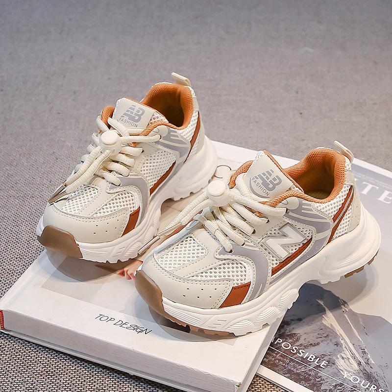 Kids' Fashion Sneakers 2026: Breathable Mesh Casual Sports Shoes for Boys & Girls - New Spring/Autumn Collection