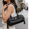 Nuova borsa a baguette in pelle bovina primo strato più venduta borsa a tracolla con manico lungo borsa tote in pelle a rombi