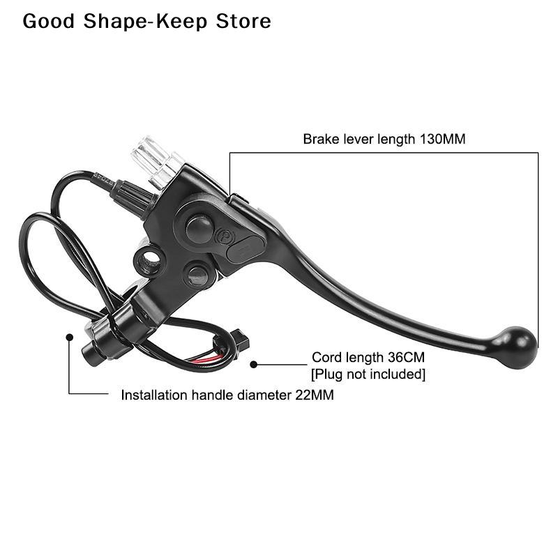 BMX Brake Levers for Electric Bicycles Ultralight Aluminum Alloy Design for Enhanced Brake Control for City Commuting