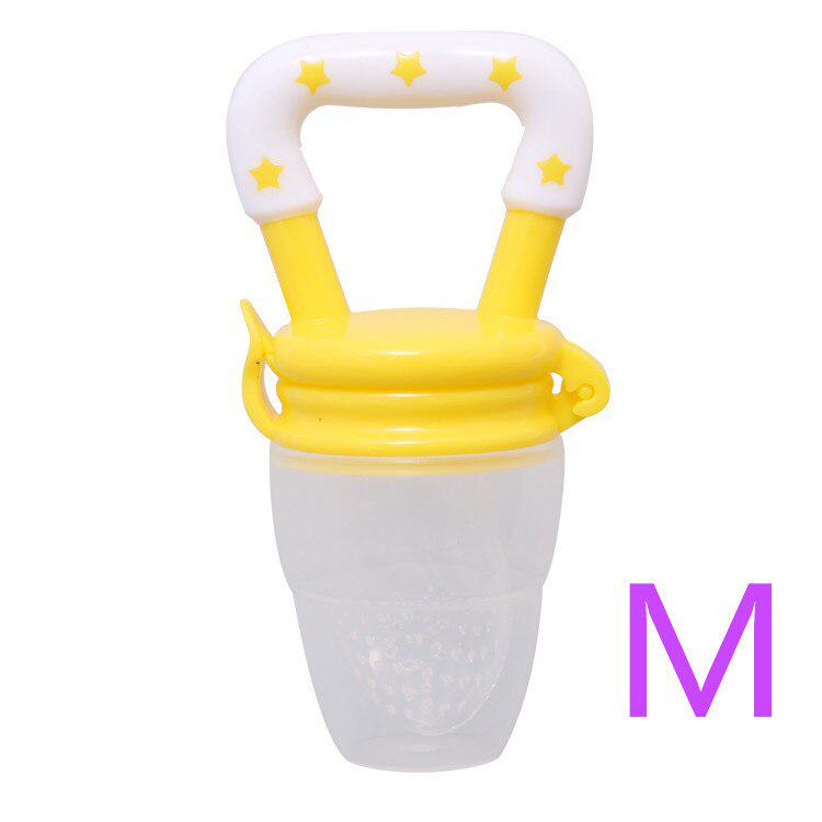 Silicone Baby Food Feeder Nipple Safe Milk Feeder for Baby with Handle Pacifier Bottles Nibbler Fresh Fruit Snack Holder 3 Month