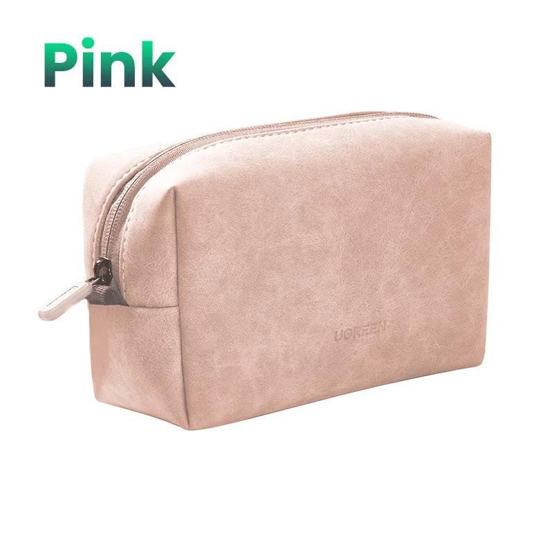 

Organizer Bag Leather Storage Case for Wired Headphones Earphone USB Cable Cell Phones Charger PC Digital Accessories Bag