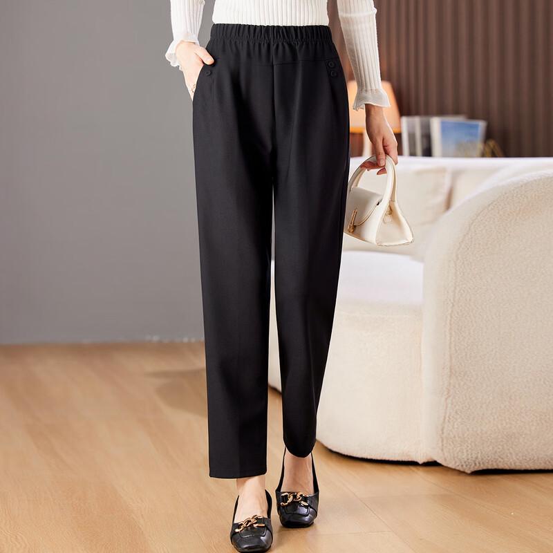 Paster Women's Loose Fit Elastic Waist Casual Pants