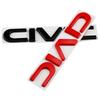 Metal 3D Car Stickers Side Fender Badge Styling for Honda CIVIC Logo 2023 2025 2011 Rear Trunk Emblem Decal Exterior Accessories