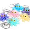 3D Printed Multi-Joint Movable Cute Octopus Little Pendant Keychain Car Key Ring Schoolbag Pendant