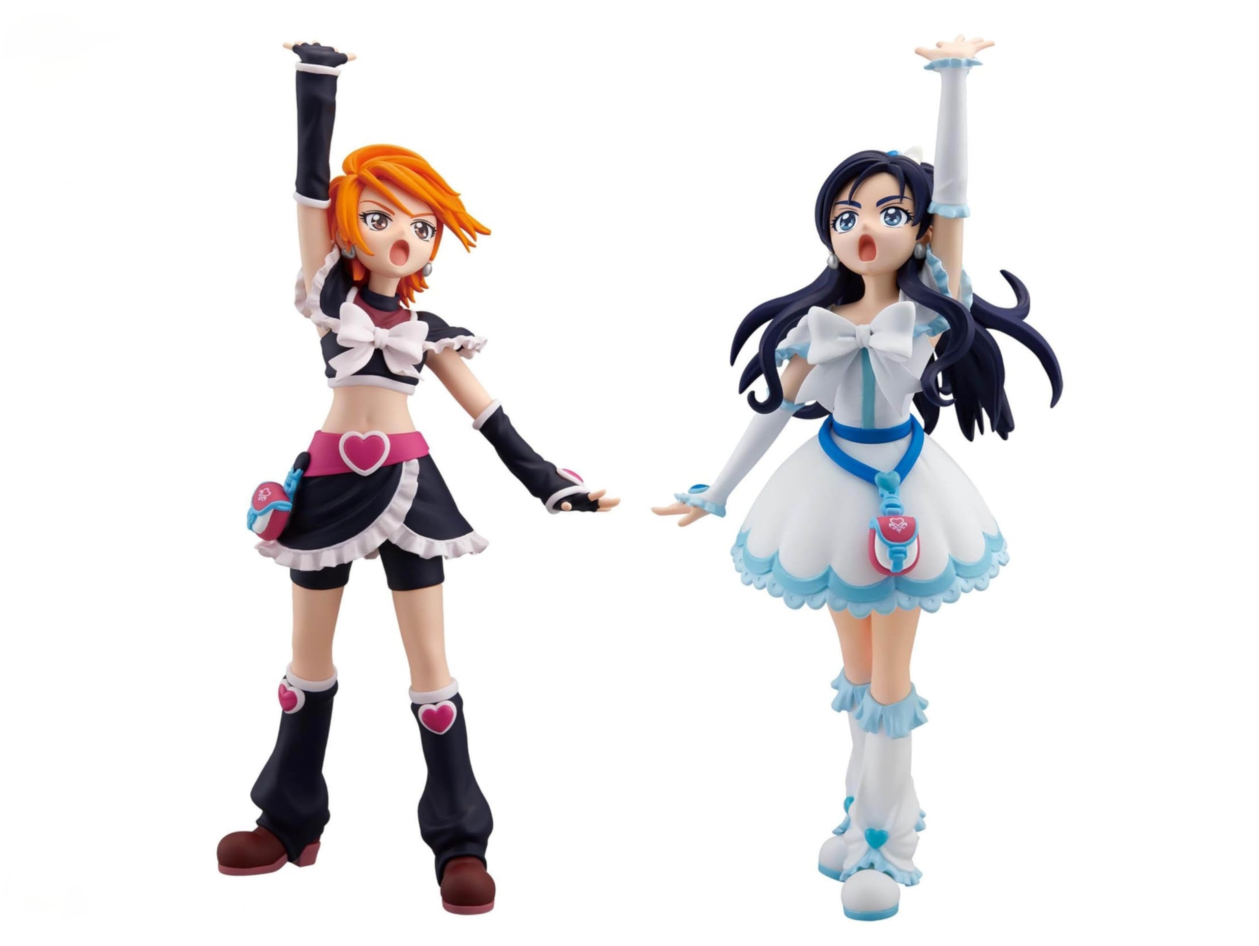 Фигурки PreCure Futari wa Pretty Cure Кьюр Блэк и Кьюр Уайт Набор из 2 штук GLITTER & GLAMOURS Размер: приблизительно. 25см