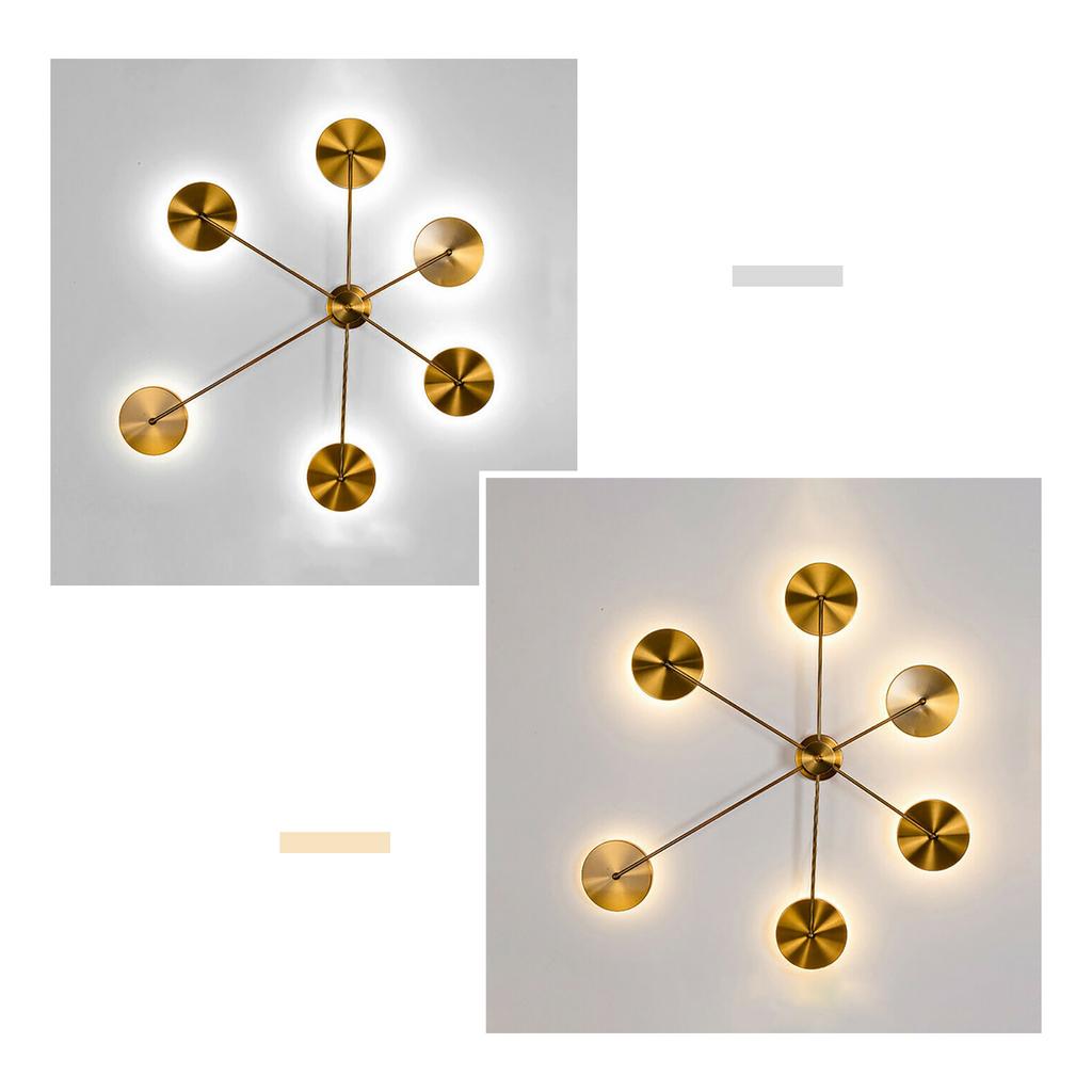 Modern Wall Sconces Sputnik Wall Light Creative Ceiling Lamp Modern Art Decor, for Living Room, Entryway, Bedroom, Hallway