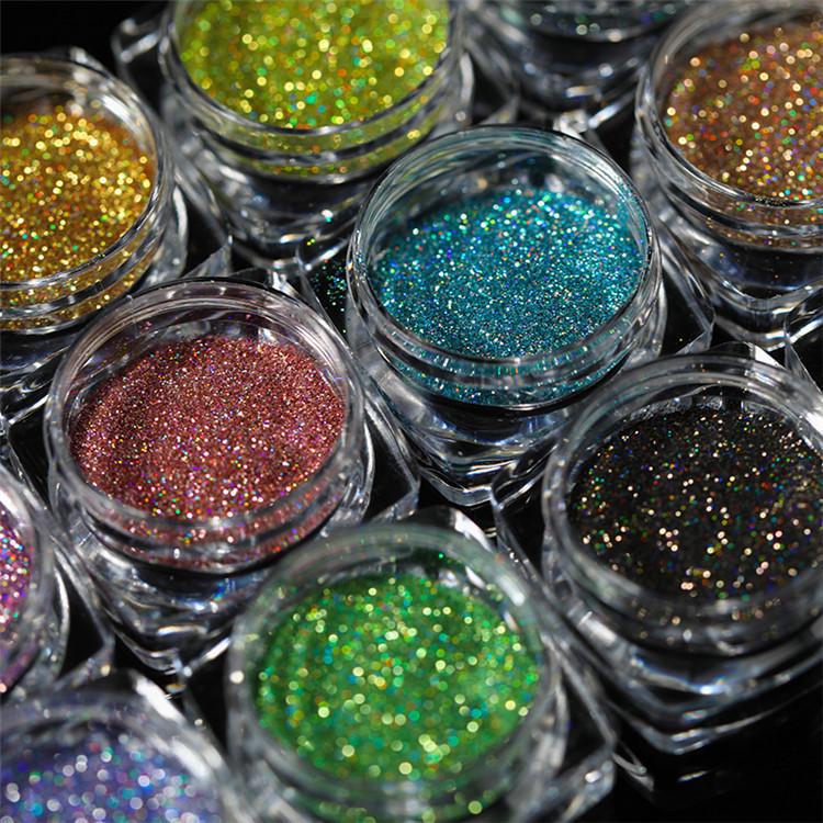 Fantasy Laser Nail Art Glitter: Classic Magic Mirror Powder