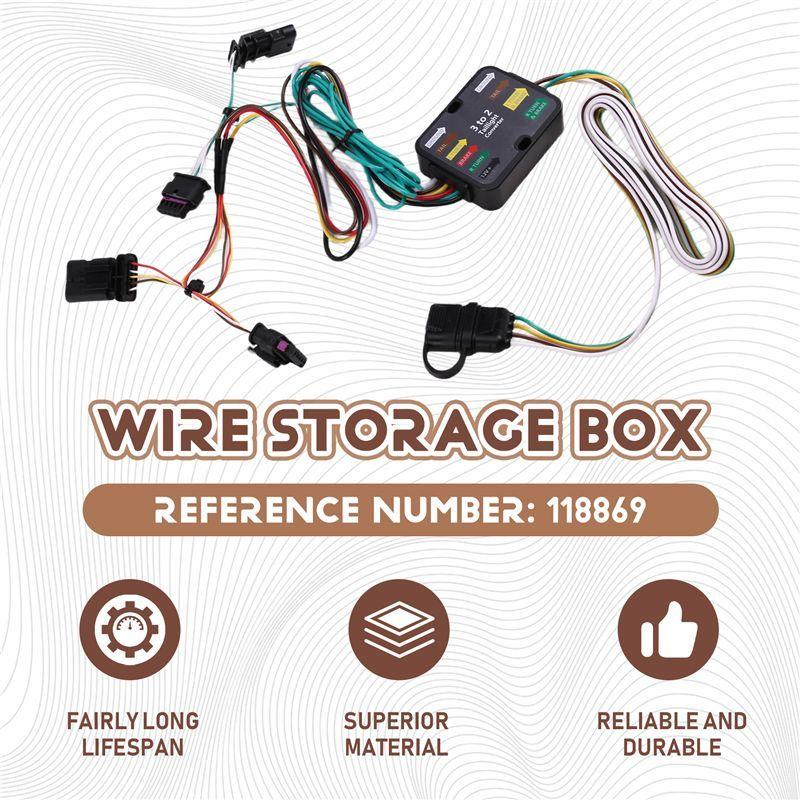 Authentic 118869 Ultimate Trailer Wiring System For Tesla Model 3 - - Essential Car Connector Kit