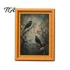 Wooden Fridge Magnets Retro Frame Magnet, Strong Magnetic Decor Kitchen Appliance for Refrigerator, Office Whiteboard Decoration Accessories Photo