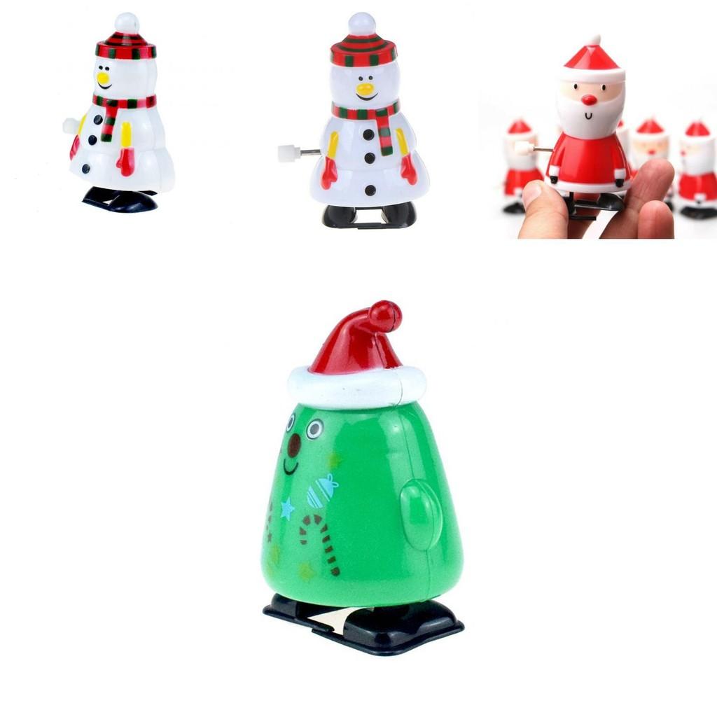 Exquisite Santa Clockwork Wind Up Toys For Kids Christmas Party Bag Stocking Fillers
