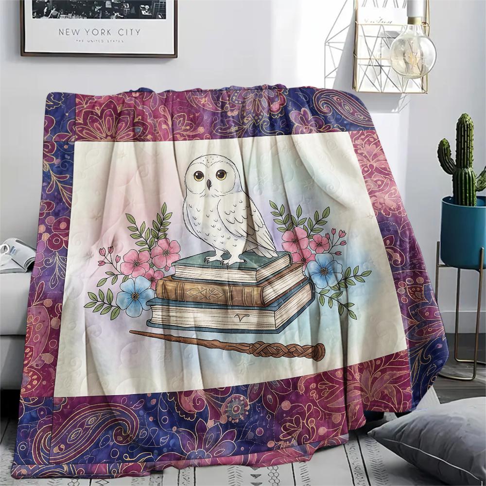 1 Stück Flanelldecke mit Cartoon-Druck, Hohe Qualität, Bequem für alle Jahreszeiten, Heimdekoration, Wärme und Komfort, Perfekt als Weihnachts- oder Geburtstagsgeschenk