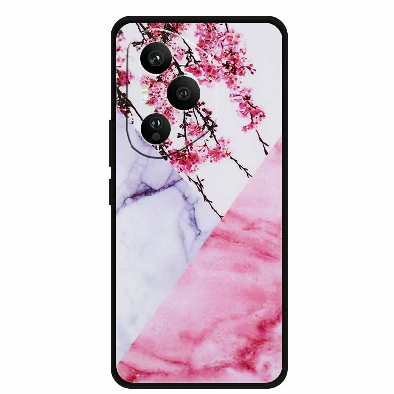 For Honor 400 Pro 5G Case Honor 400 5G Marble Painted Silicone Back Cover Cases for Honor 400 Pro/ 400 TPU Black Case 400 Pro 5G