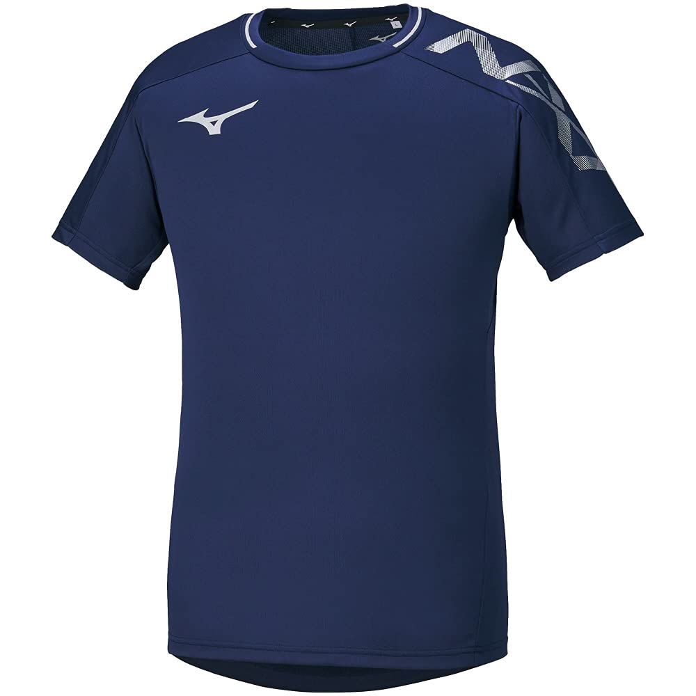 

Mizuno Volleyball Practice Short Move Tech Dress Navy x Size M N-XT Shirt, Sleeve, Moisture-Wicking, Quick-Drying, V2MA1512, Silver,
