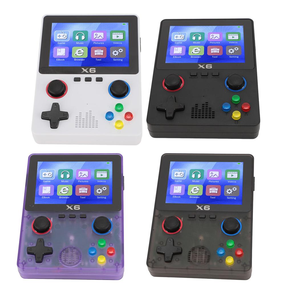 Handheld-Spielkonsole mit 32G-Speicherkarte Retro-Gaming-Konsole unterstützt 11 Emulatoren 3,5 Zoll IPS