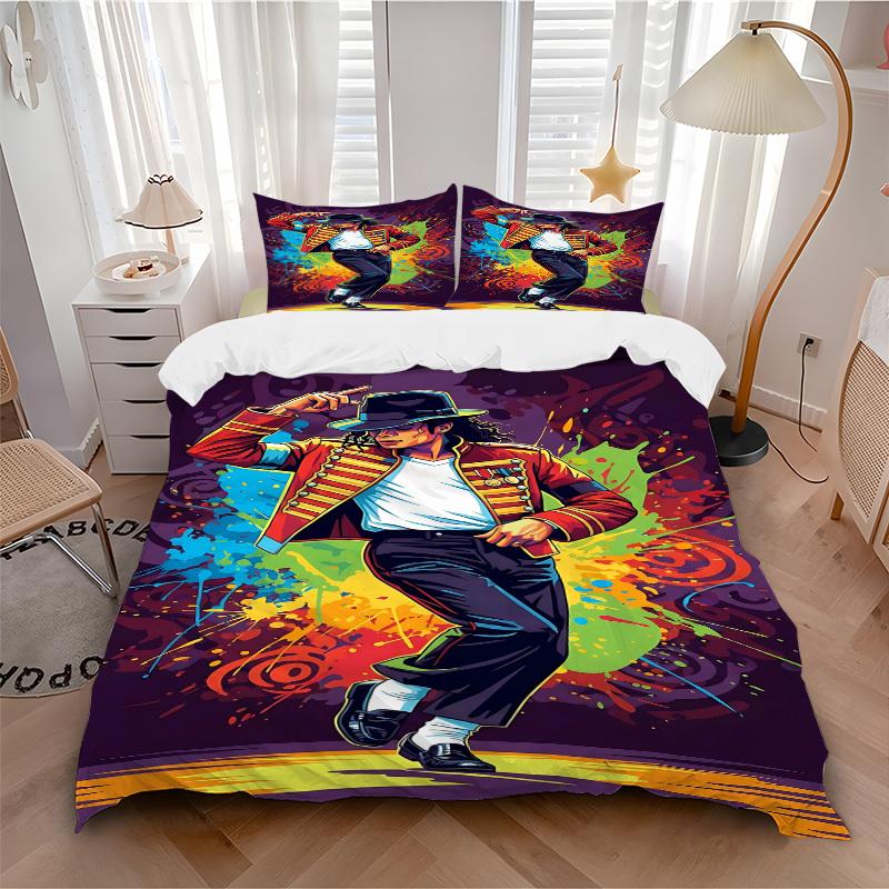 3pcs Jacket Duvet Cover Set, 1 Duvet Cover + 2 Pillowcases (No Insert), High-Definition Print, Home & Dorm Set Yy251208058