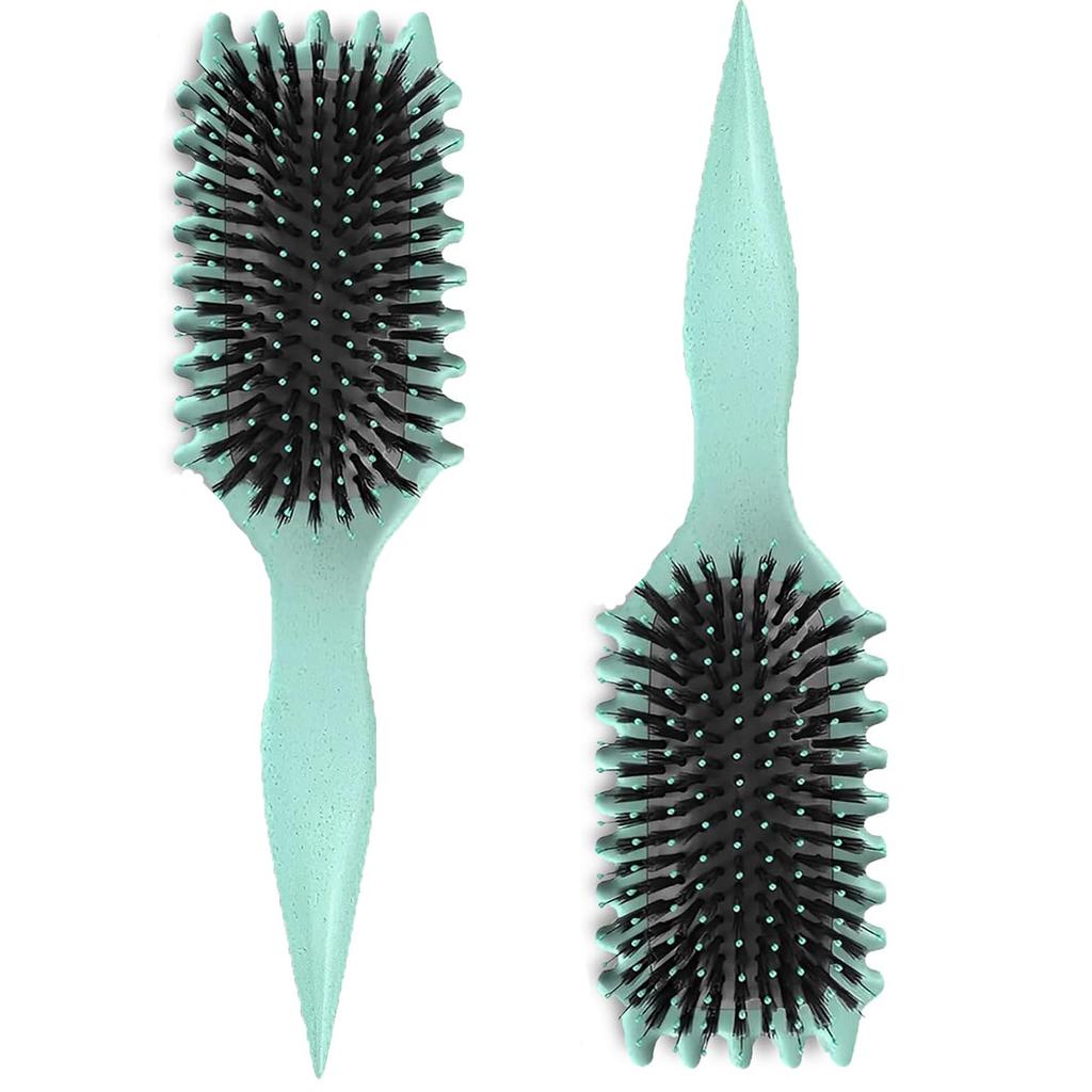 1 PCS  Women Curl Defining Brush, Boar Bristle Hair Brush Styling Brush, Curly Hair Brush, Shaping & Defining Curls