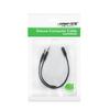 Ugreen Dual Male 3.5mm AUX Splitter Cable for Microphone & Headphones - Black (Model: AV140)