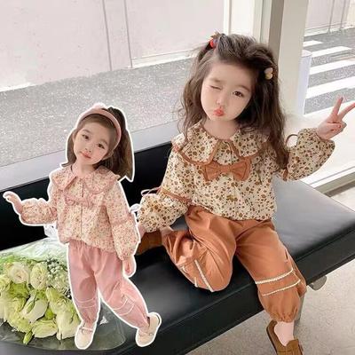 Kids Casual Long-Sleeve Set, Comfortable Daily Wear Outfits