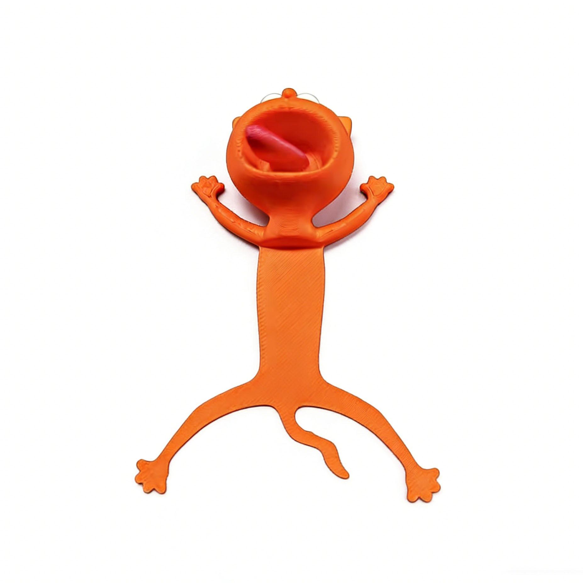 

Quirky 3D Stereo Cat Bookmark Reading Book Clip Creative Cartoon Cute Stationery Single Piece помаранчевий