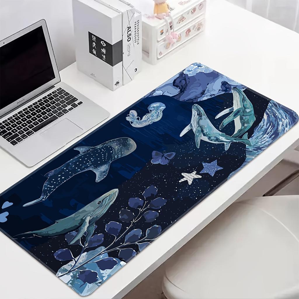 VIKAMA Cartoon Animation Mouse Pad Non-slip Waterproof Desktop Pad Computer Desk Pad Office Mat