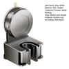 Suction Cup Mop Holder No Drilling Wall Mount Broom Mop Organizer Reusable Removable Bathroom Kitchen Garage Laundry Room Mop Hanger